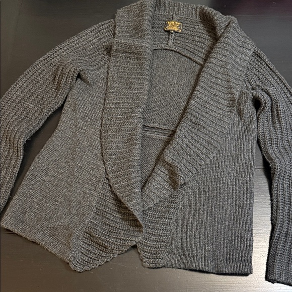 Burton Charcoal Gray Women's Cardigan - Picture 1 of 5